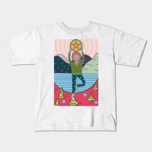 Page of Pentacles Kids T-Shirt